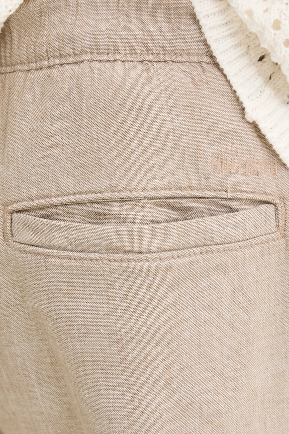 Hollister Co. szorty z domieszką lnu beżowy KI328.5167.400