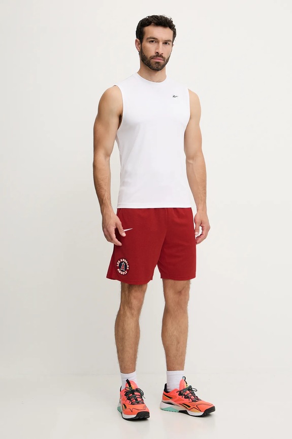 Tréninkové šortky Nike Los Angeles Angels 015E.163N.ANG.RLY červená SS25