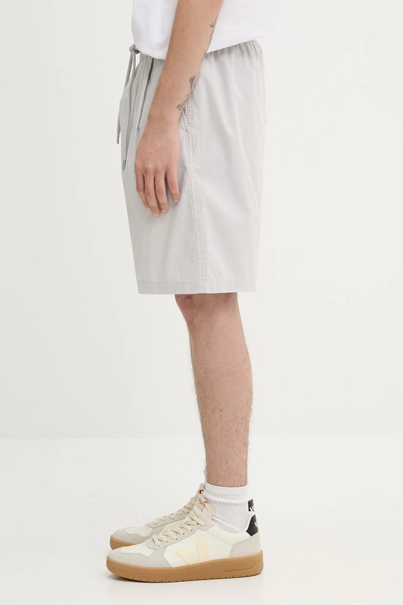 A Bathing Ape pantaloncini in cotone One Point Ctn Twill Relaxed Fit 1L30153301 grigio SS25