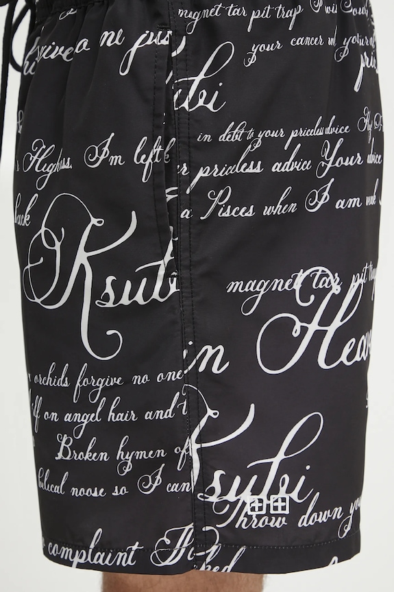 KSUBI pantaloncini kursed nero MSP25WA002