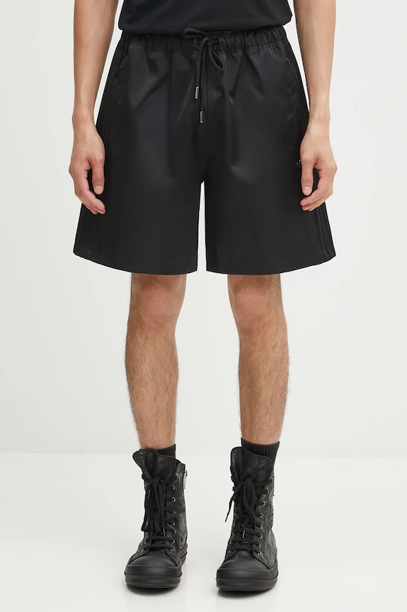 Σορτς adidas Originals Satin Short απλό μαύρο JV7606