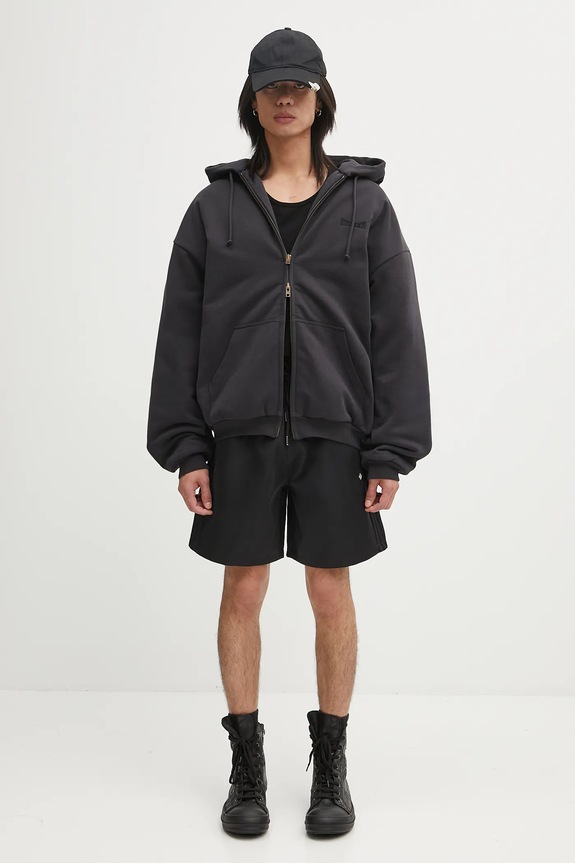 Σορτς adidas Originals Satin Short JV7606 μαύρο