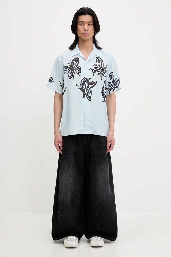 Риза Needles x Kae Tanaka S/S One-Up QV432 син