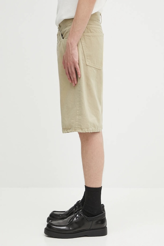 Хлопковые шорты A Bathing Ape Shark garment dye 1L30151001 бежевый SS25