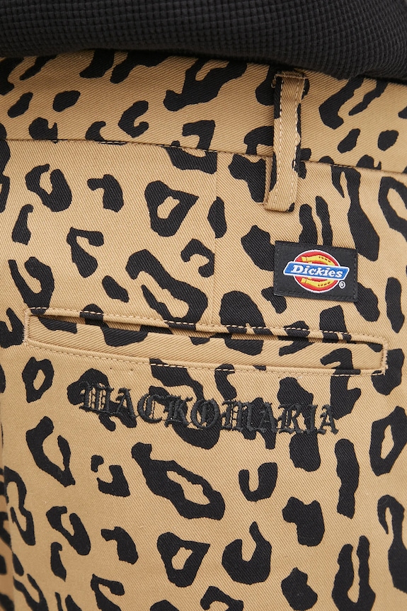 Wacko Maria szorty bawełniane DICKIES / PLEATED SHORT TROUSERS ( TYPE-2 ) beżowy 25SS.WMP.DC03