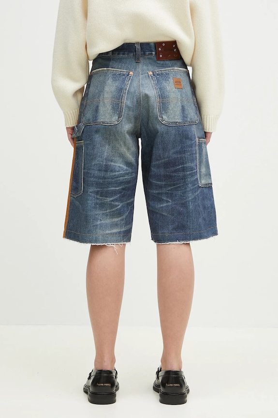 Andersson Bell szorty jeansowe Denim Trompe L`Oeil Double Knee apa786u