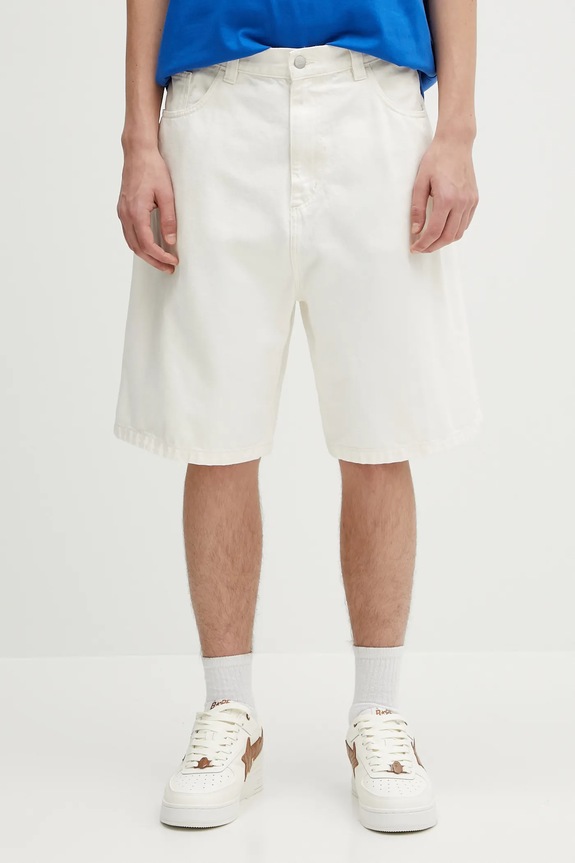 Carhartt WIP denim shorts Brandon Short plain beige I031921.202