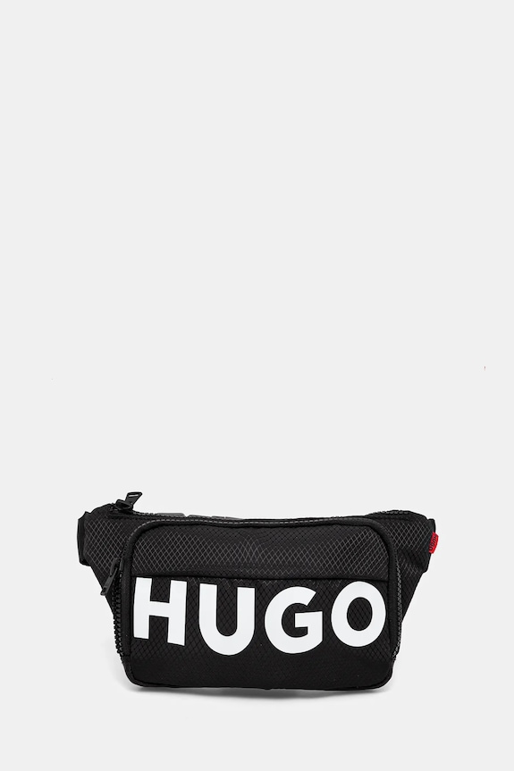 Παιδική τσάντα φάκελος HUGO υφασμάτινο μαύρο G00423