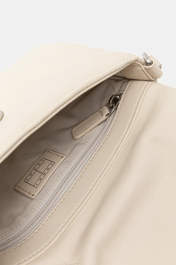 Torba Tommy Jeans bež AW0AW16978