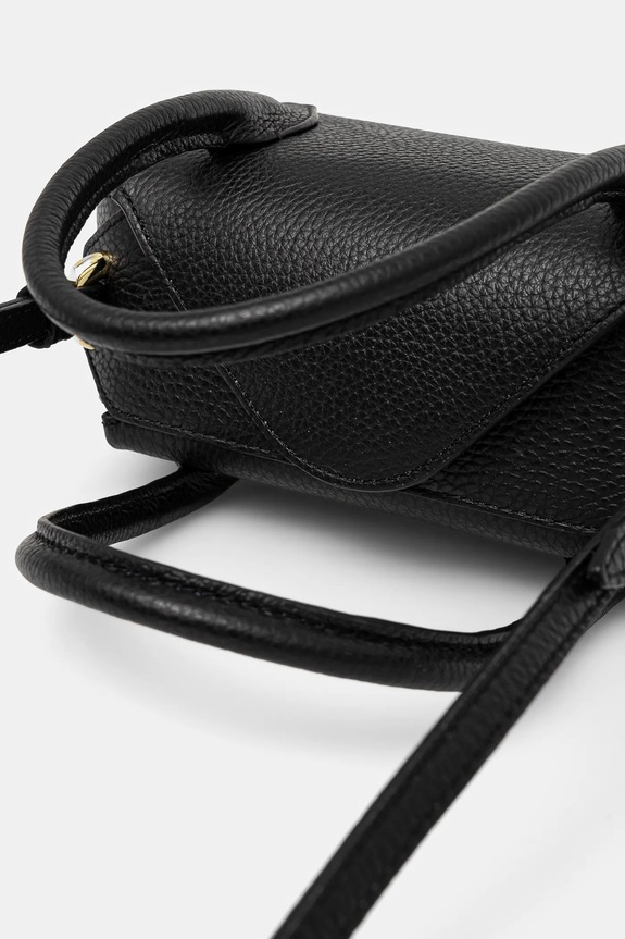 Kožna torba Yuzefi OYSTER MINI DUFFLE YUZCO.HB.MOYD.L034 crna