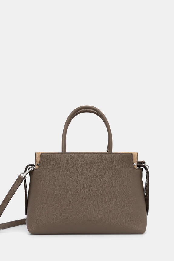 Tory Burch torebka skórzana Mercer skóra licowa brązowy 162235.250