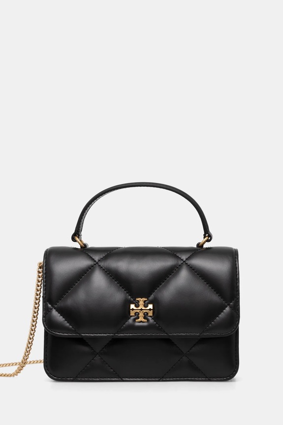 Tory Burch geantă Kira Diamond Quilt nu incape in A4 negru 158326.001