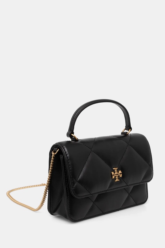 Tory Burch geantă Kira Diamond Quilt 158326.001 negru SS25