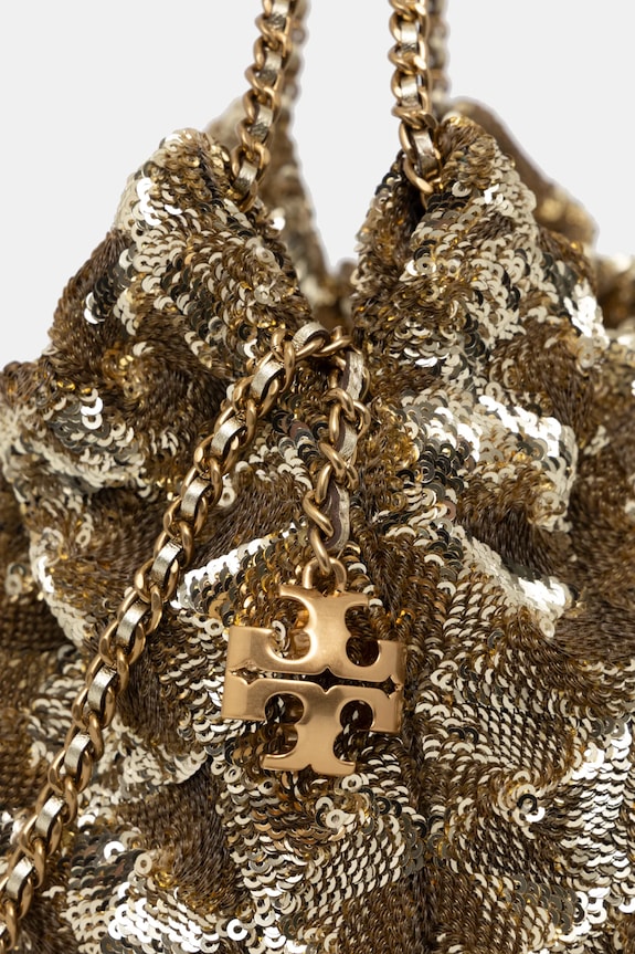 Doplňky Kabelka Tory Burch Fleming 162454.700 zlatá