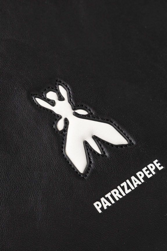 Kožená kabelka Patrizia Pepe 8B0172.L145 černá