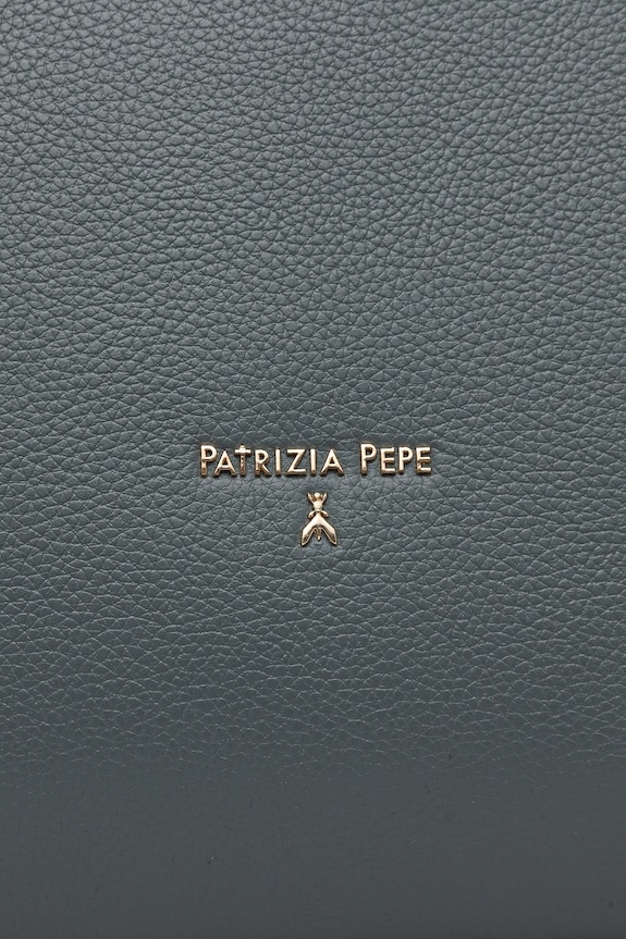 Patrizia Pepe torebka skórzana 8B0235.L001 zielony