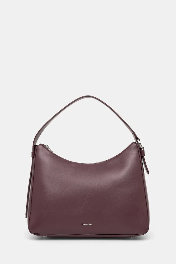 Calvin Klein torebka nie mieści A4 bordowy K60K612770
