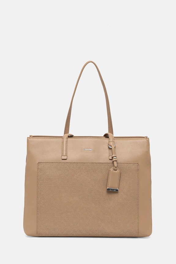 Kabelka Calvin Klein vejde se A4 béžová K60K612774