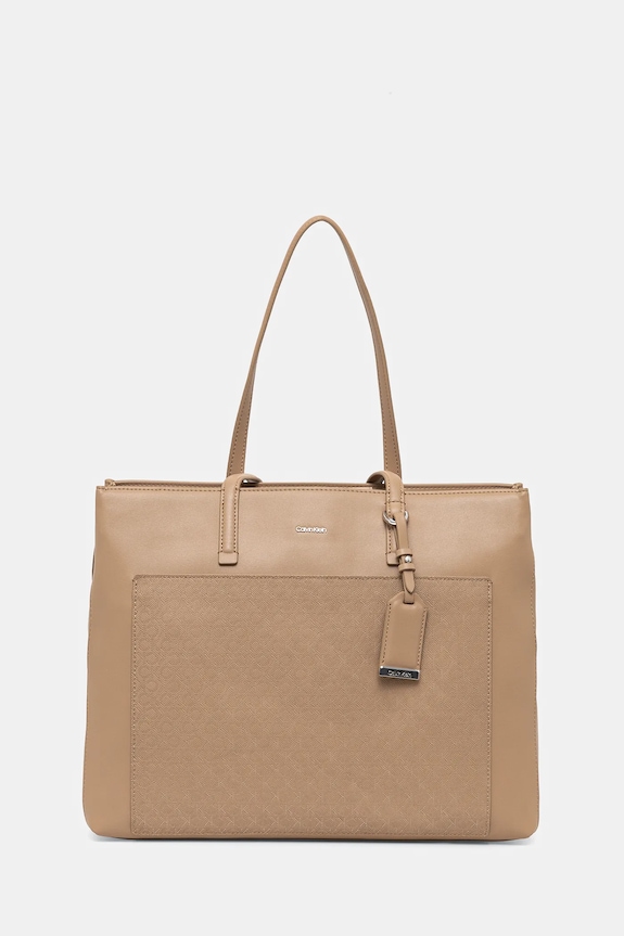 Kabelka Calvin Klein vejde se A4 béžová K60K612774