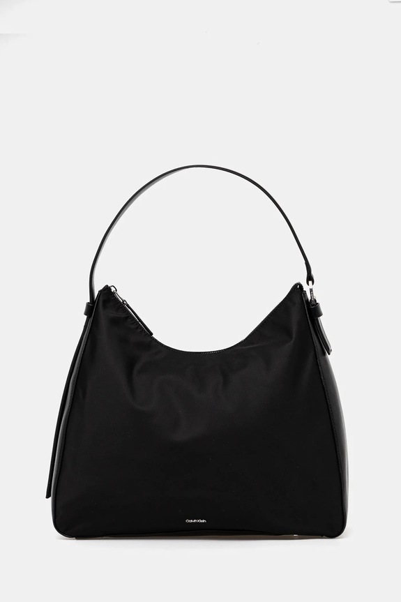 Calvin Klein torebka nie mieści A4 czarny K60K613128