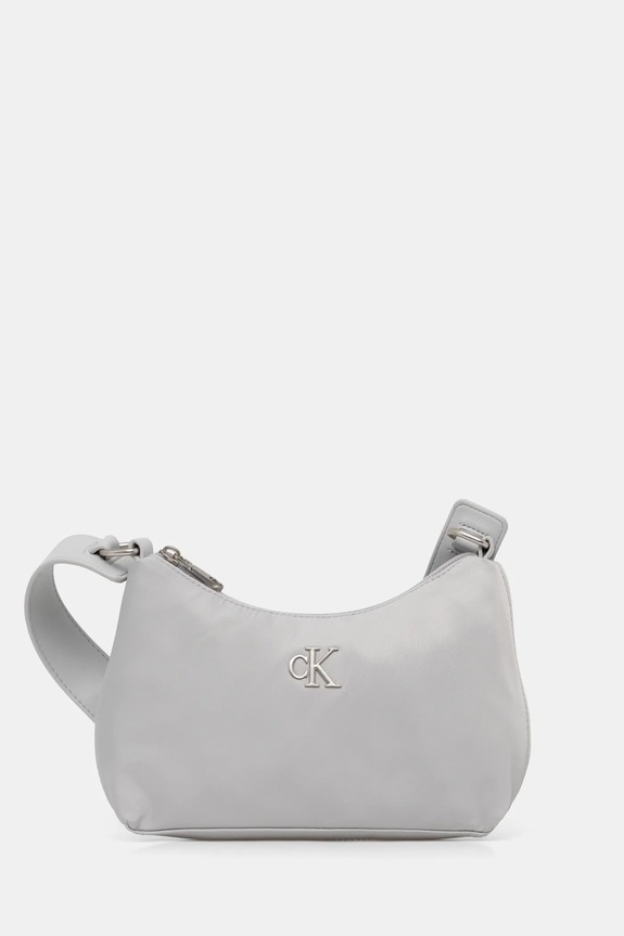 Чанта Calvin Klein Jeans изчистен сив K60K613124