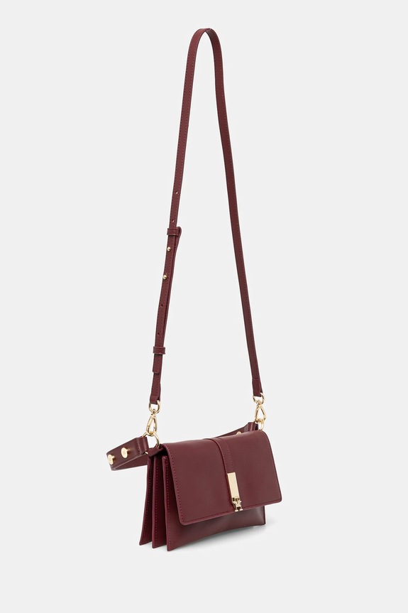 Tommy Hilfiger torebka AW0AW16893 bordowy SS25