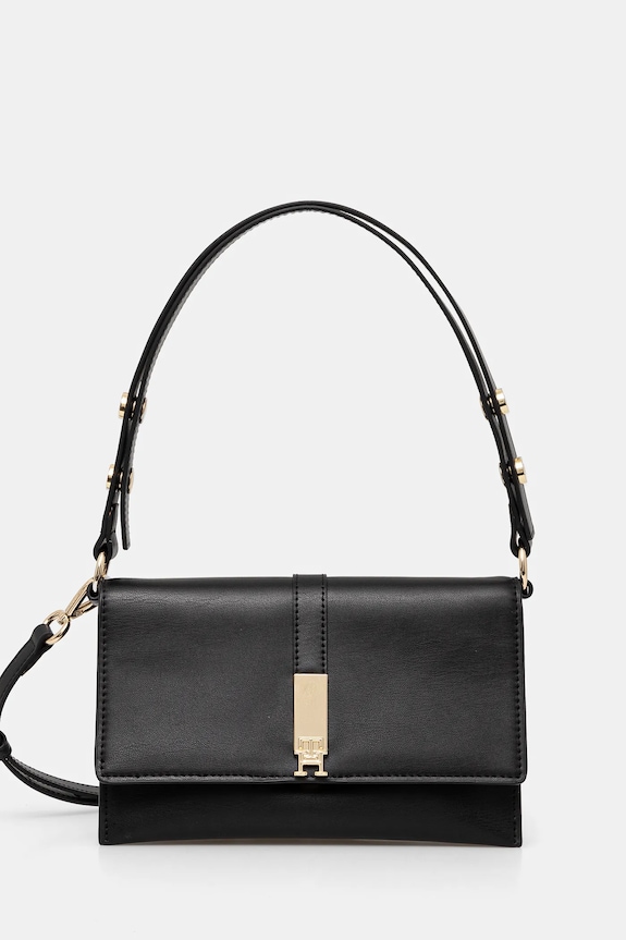 Tommy Hilfiger torebka nie mieści A4 czarny AW0AW16893