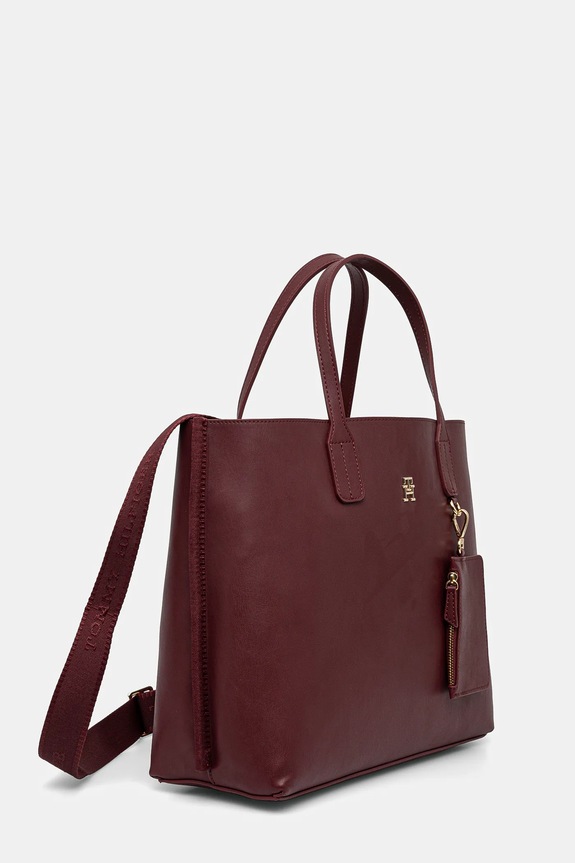 Tommy Hilfiger geantă AW0AW17335 burgundia SS25