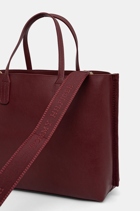 Accesorii Tommy Hilfiger geantă AW0AW17335 burgundia