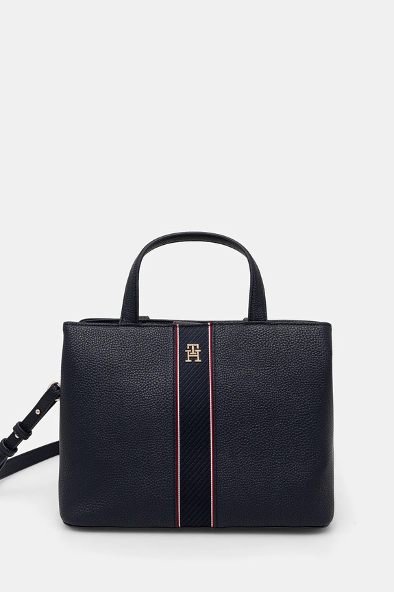 Kabelka Tommy Hilfiger nášivka námořnická modř AW0AW16873
