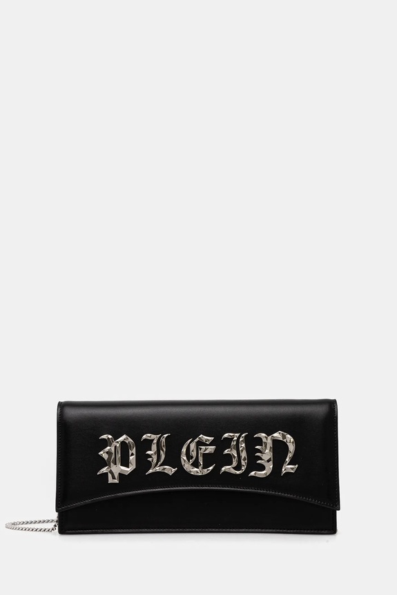 Philipp Plein pochette di pelle pelle fiore nero SAEA.WBA2020.PLE075N