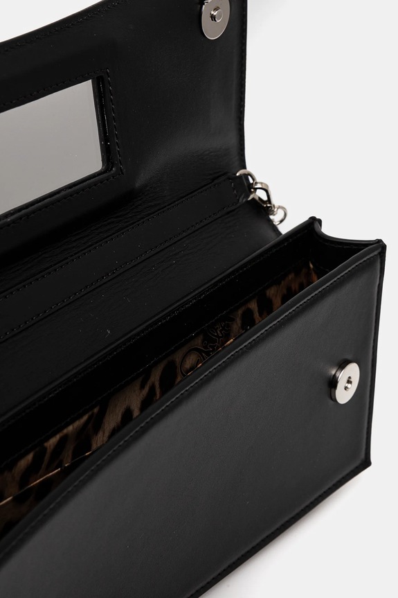 Philipp Plein pochette di pelle SAEA.WBA2020.PLE075N nero