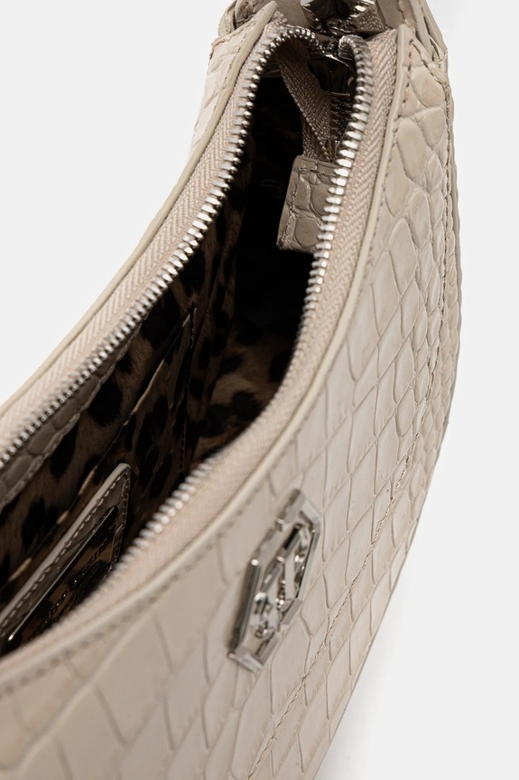 Philipp Plein borsa a mano in pelle SAEA.WBA2064.PLE010N beige