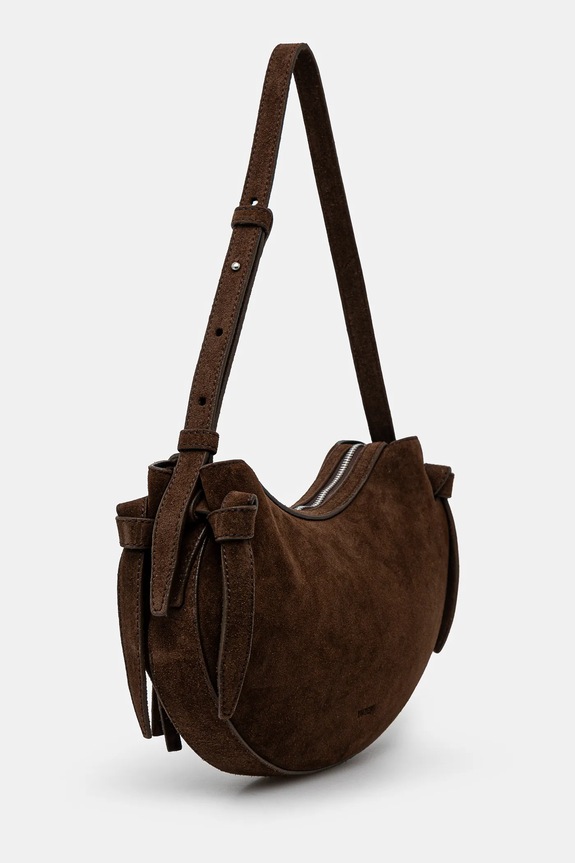 Τσάντα σουέτ Yuzefi Fortunate Cookie FORTUNATE COOKIE YUZCO.HB.FC.S004 καφέ AW24