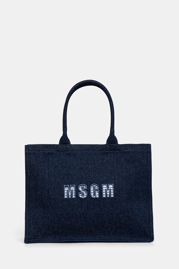 Kabelka MSGM nášivka námořnická modř 3841MDZ75.449