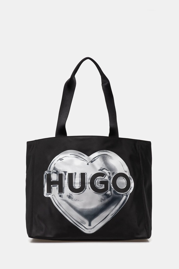 HUGO torebka tekstylny czarny 50536040
