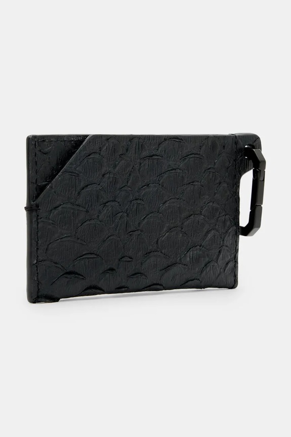Кожаный кошелек AllSaints HEX SNAKE W381XB чёрный SS25