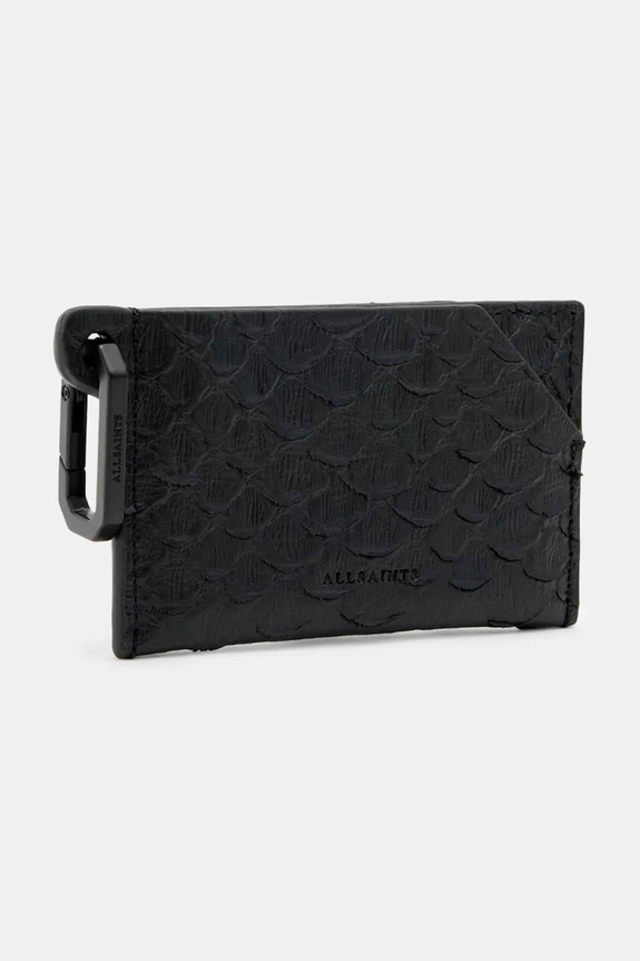 Аксессуары Кожаный кошелек AllSaints HEX SNAKE W381XB чёрный