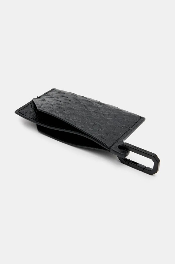 Кожаный кошелек AllSaints HEX SNAKE W381XB чёрный