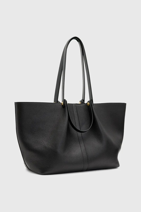 Kožená kabelka AllSaints ALLINGTON W452XB černá SS25