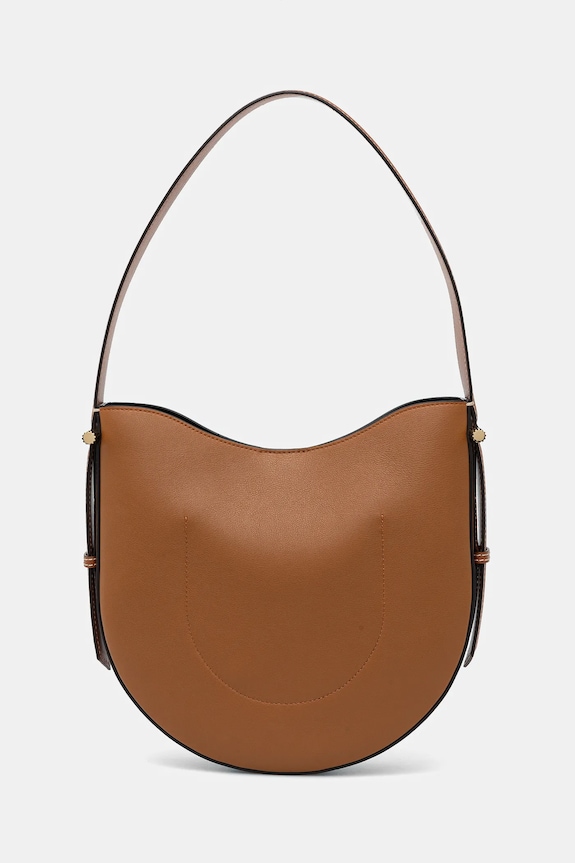 Akcesoria Victoria Beckham torebka skórzana B125AAC006190A brązowy