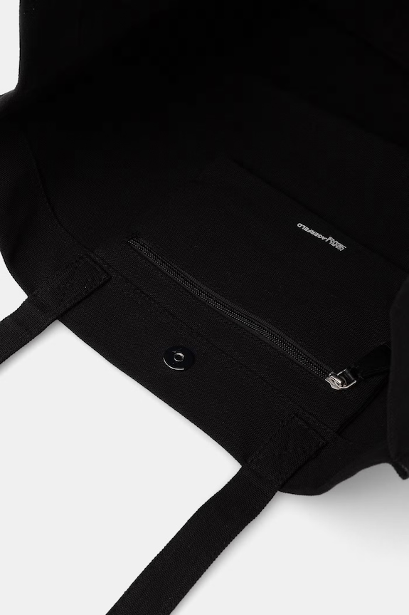 Karl Lagerfeld Jeans τσάντα βαμβακερή A1W50002 μαύρο