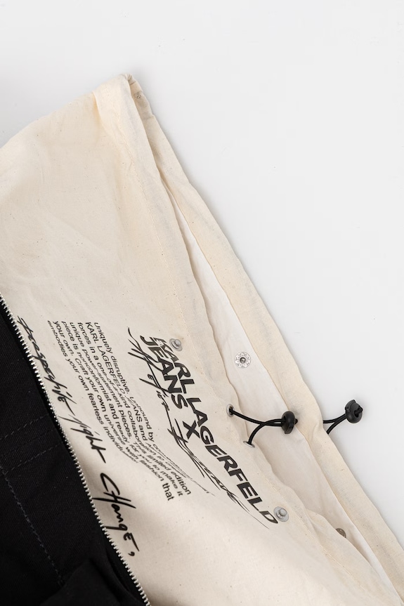 Karl Lagerfeld Jeans geanta de bumbac negru A1W30512