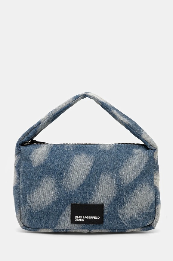 Torba Karl Lagerfeld Jeans Planet friendly plava A1W30240