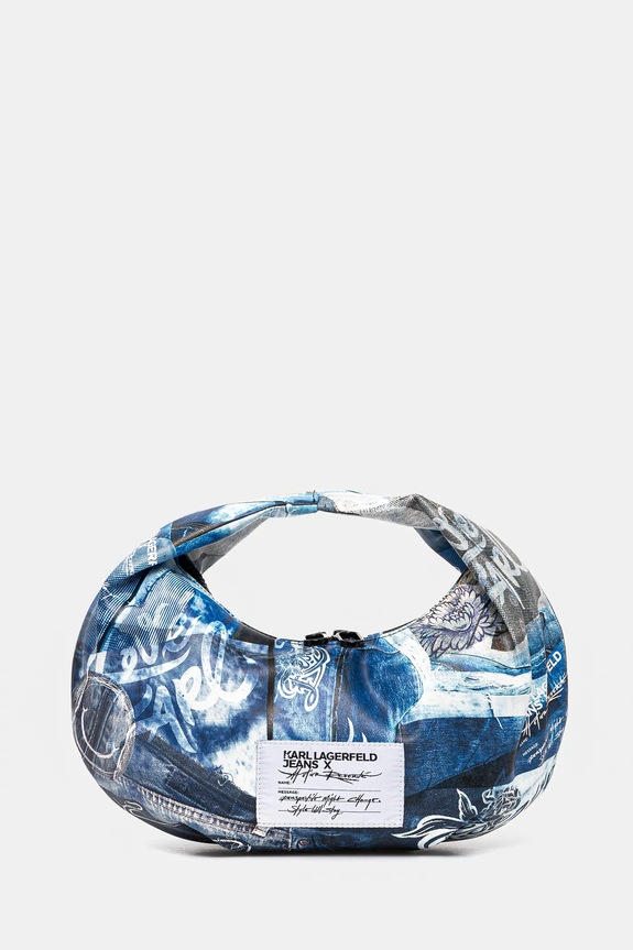 Karl Lagerfeld Jeans torebka nie mieści A4 niebieski A1W30516