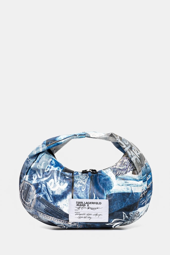 Karl Lagerfeld Jeans torebka nie mieści A4 niebieski A1W30516