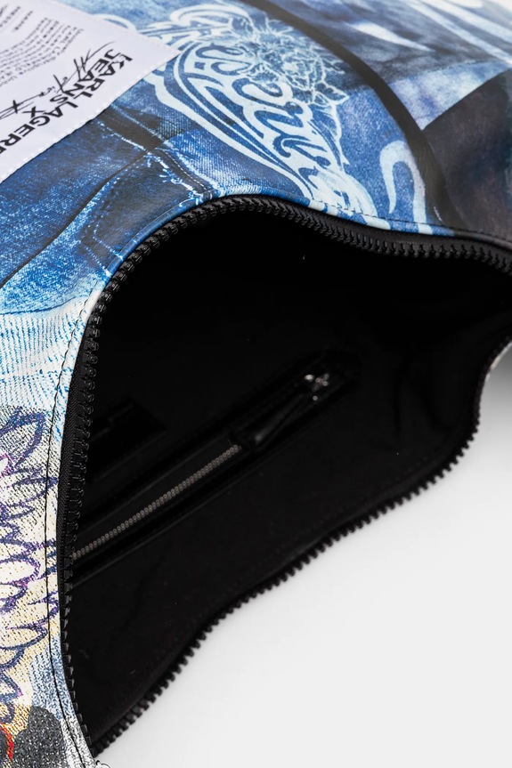Kabelka Karl Lagerfeld Jeans modrá A1W30513