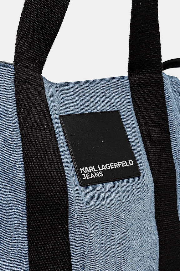 Džínsová taška Karl Lagerfeld Jeans modrá A1W50054
