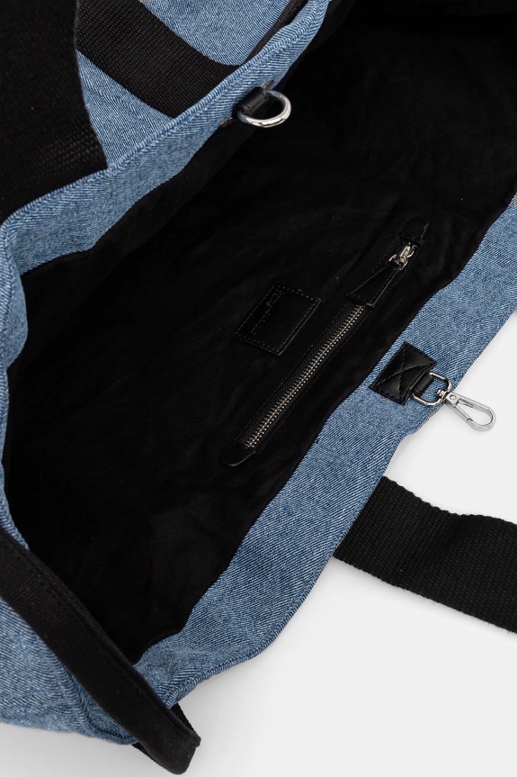 Džínsová taška Karl Lagerfeld Jeans A1W50054 modrá