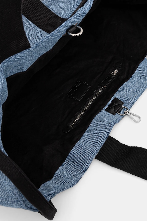Džínsová taška Karl Lagerfeld Jeans A1W50054 modrá